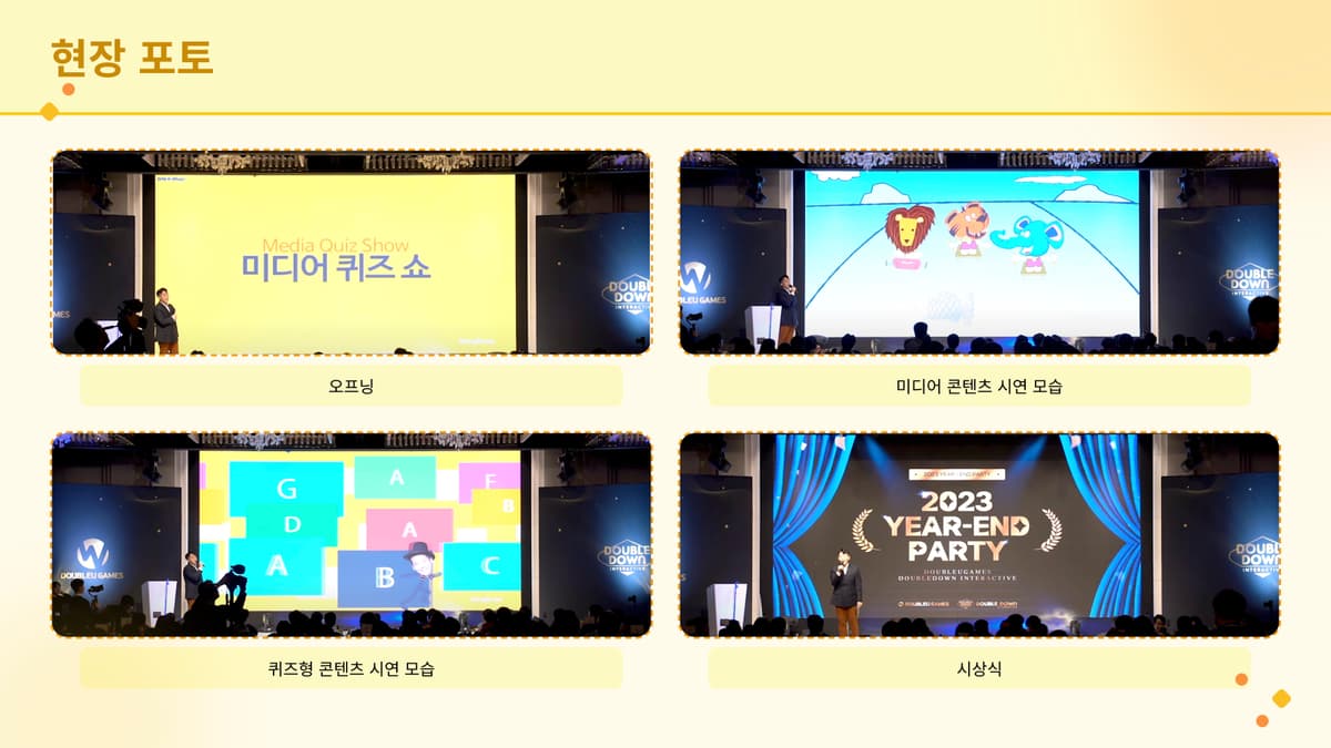 인터랙티브 미디어 퀴즈쇼 진행 사진 3