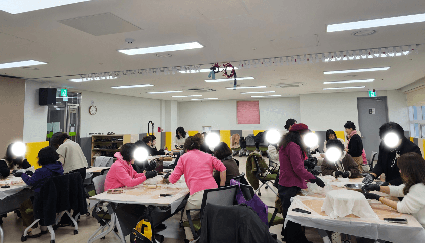 풍성한 추석 한가위, 이색 꽃송편 진행 사진 4