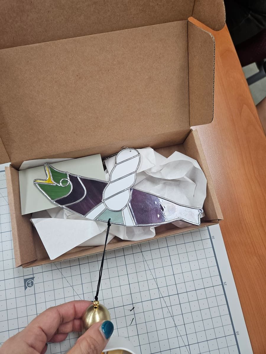 글라스아트 액막이 명태 도어벨 상품 이미지 4