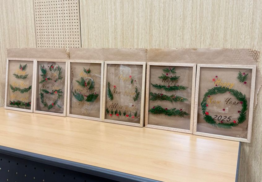 레터링 플라워 트리 액자 상품 이미지 4