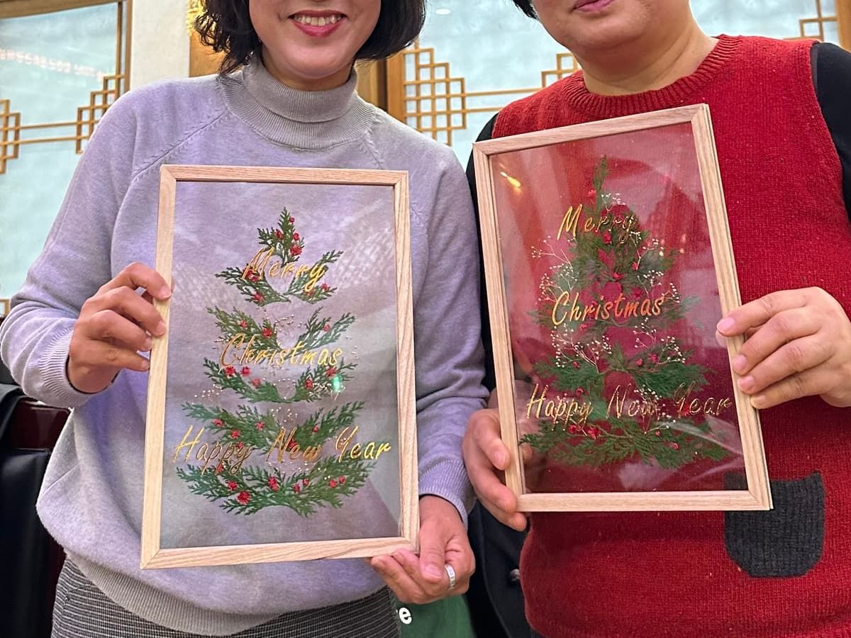 레터링 플라워 트리 액자 상품 이미지 5