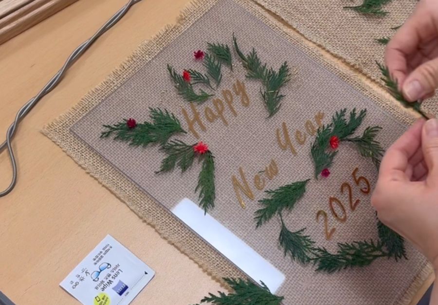 레터링 플라워 트리 액자 상품 이미지 6