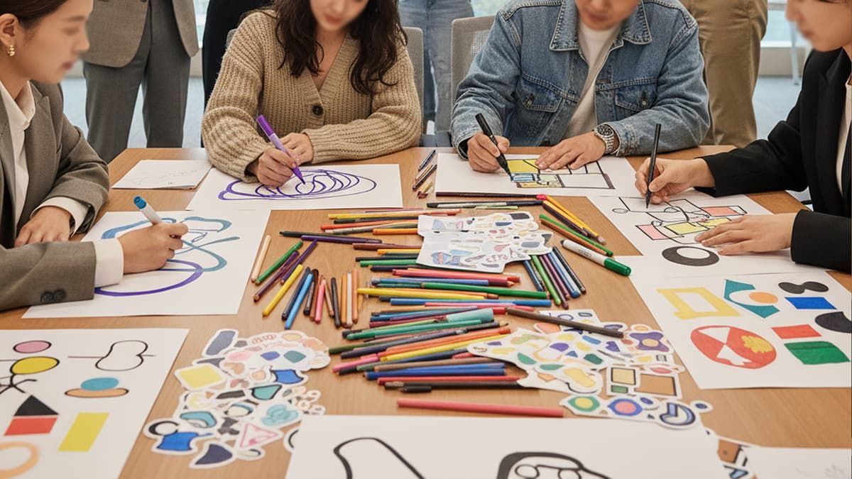 내면성장을 위한 마인드셋 심리미술 진행 사진 3