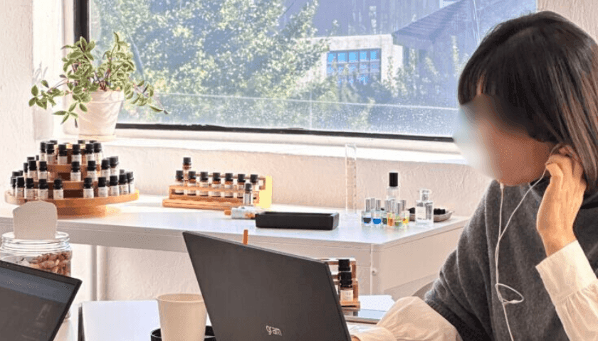아로마 향수를 활용한 AI 음악 제작 진행 사진 2
