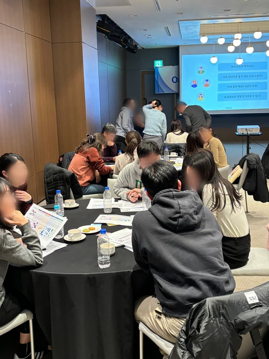 강점으로 회고하는 송년 워크샵 진행 사진 3