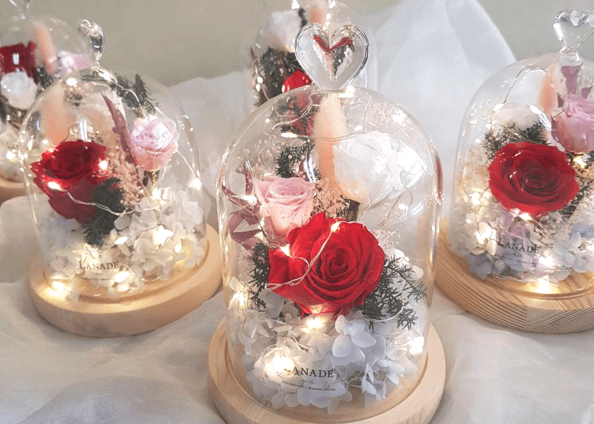 프리저브드 플라워 무드등-image-0