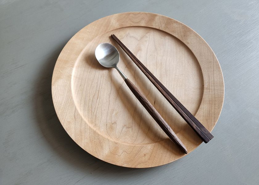 우드카빙 수저세트 상품 이미지 1