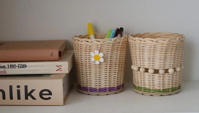 라탄 펜꽂이-image-0