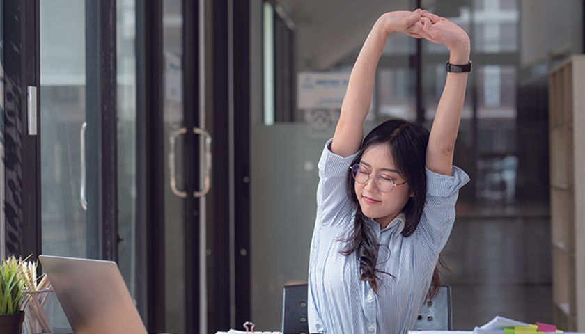 스트레스 관리와 오피스 스트레칭