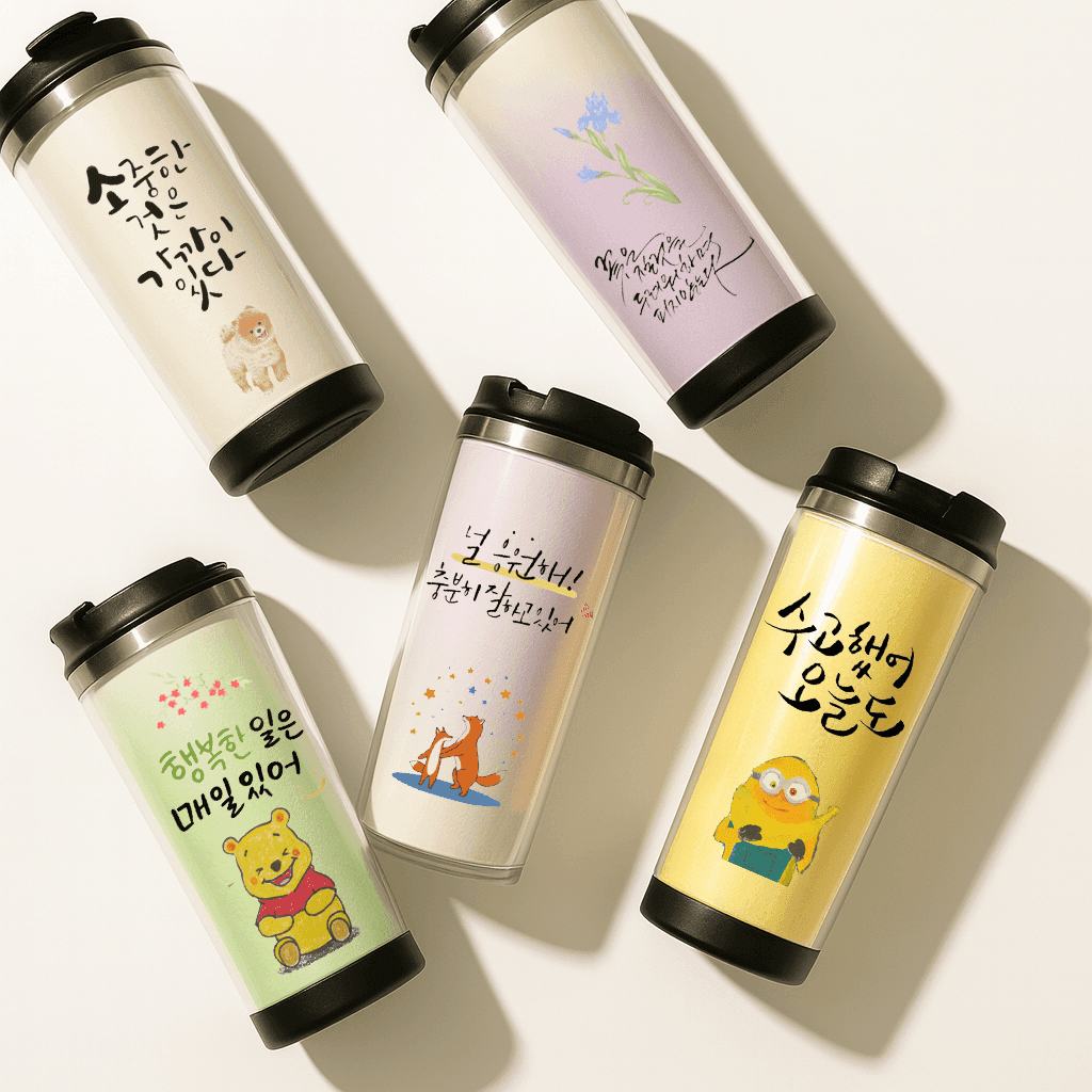 ESG가 담긴 캘리그라피 텀블러 썸네일