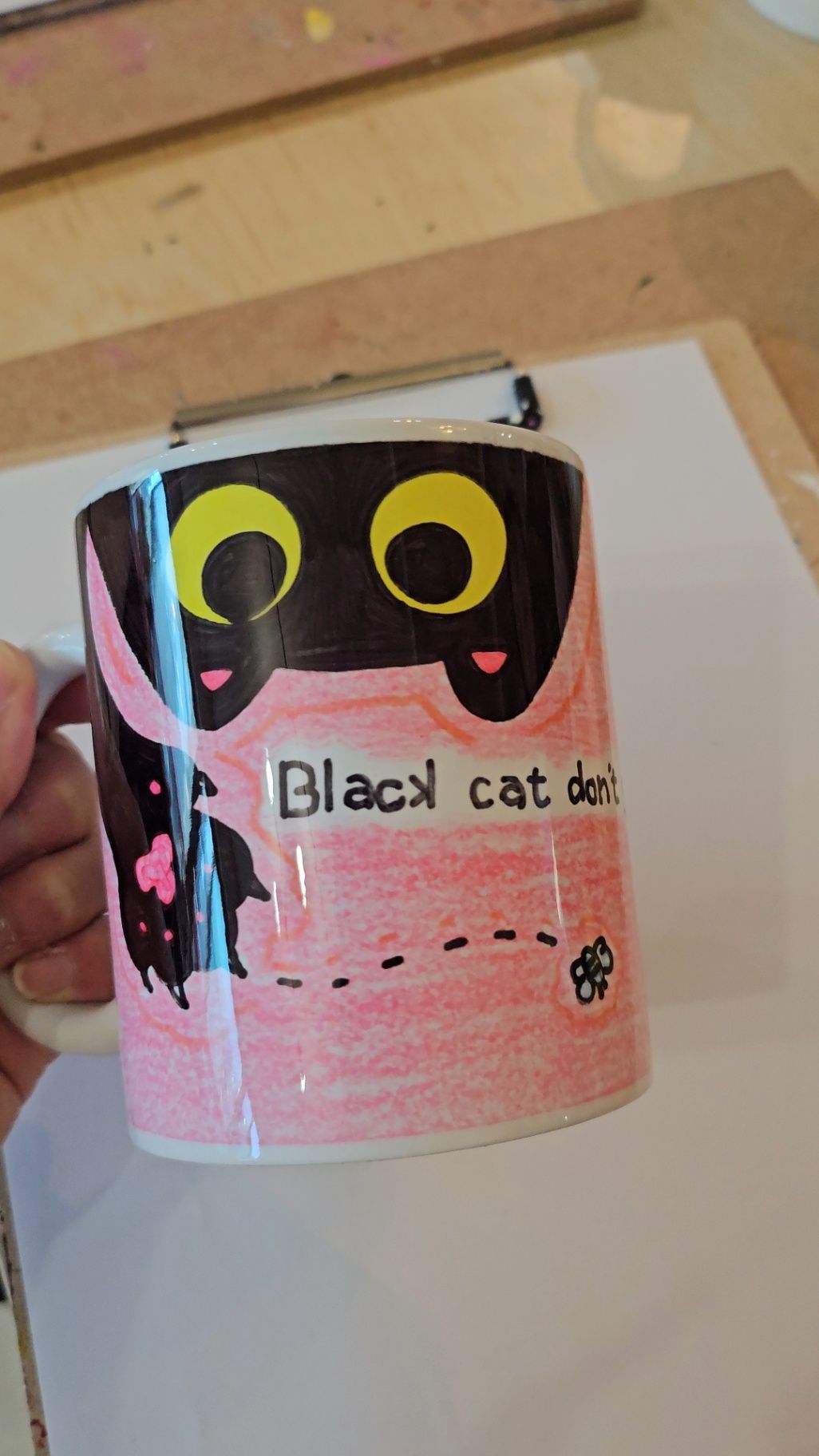 제로웨이스트 에코 굿즈 머그컵 드로잉 원데이 클래스 진행 사진 3