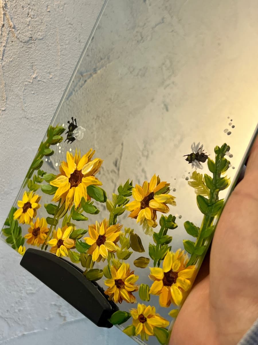 힐링과 비전을 담은 거울 페인팅 원데이 클래스 진행 사진 2