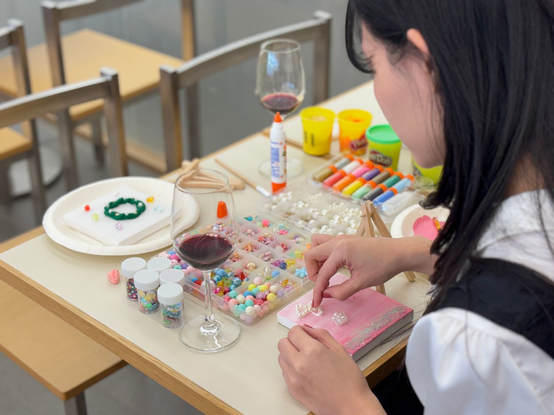 지금의 나를 담은 와인 캔버스 진행 사진 2