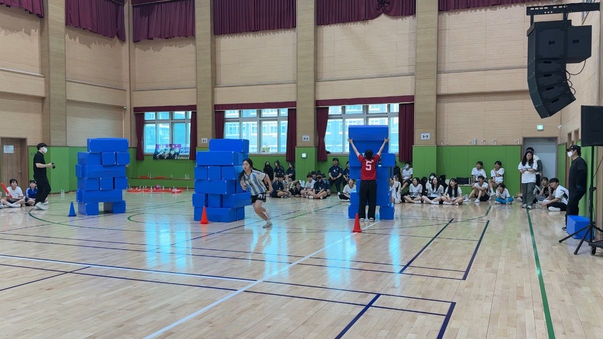 슈퍼 대형 젠가 진행 사진 2