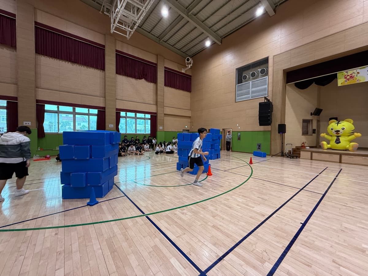 슈퍼 대형 젠가 진행 사진 3