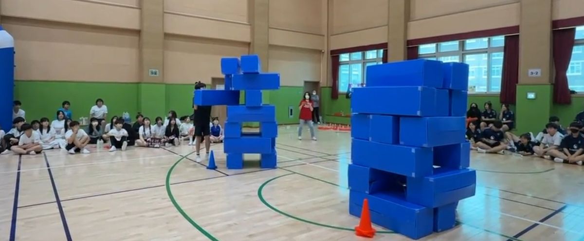 슈퍼 대형 젠가 진행 사진 5