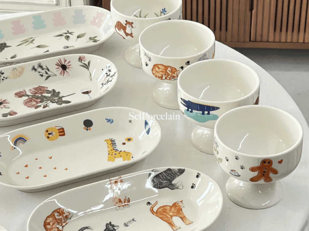 나다운 예술을 그릇 위로, 포셀아트 도자기