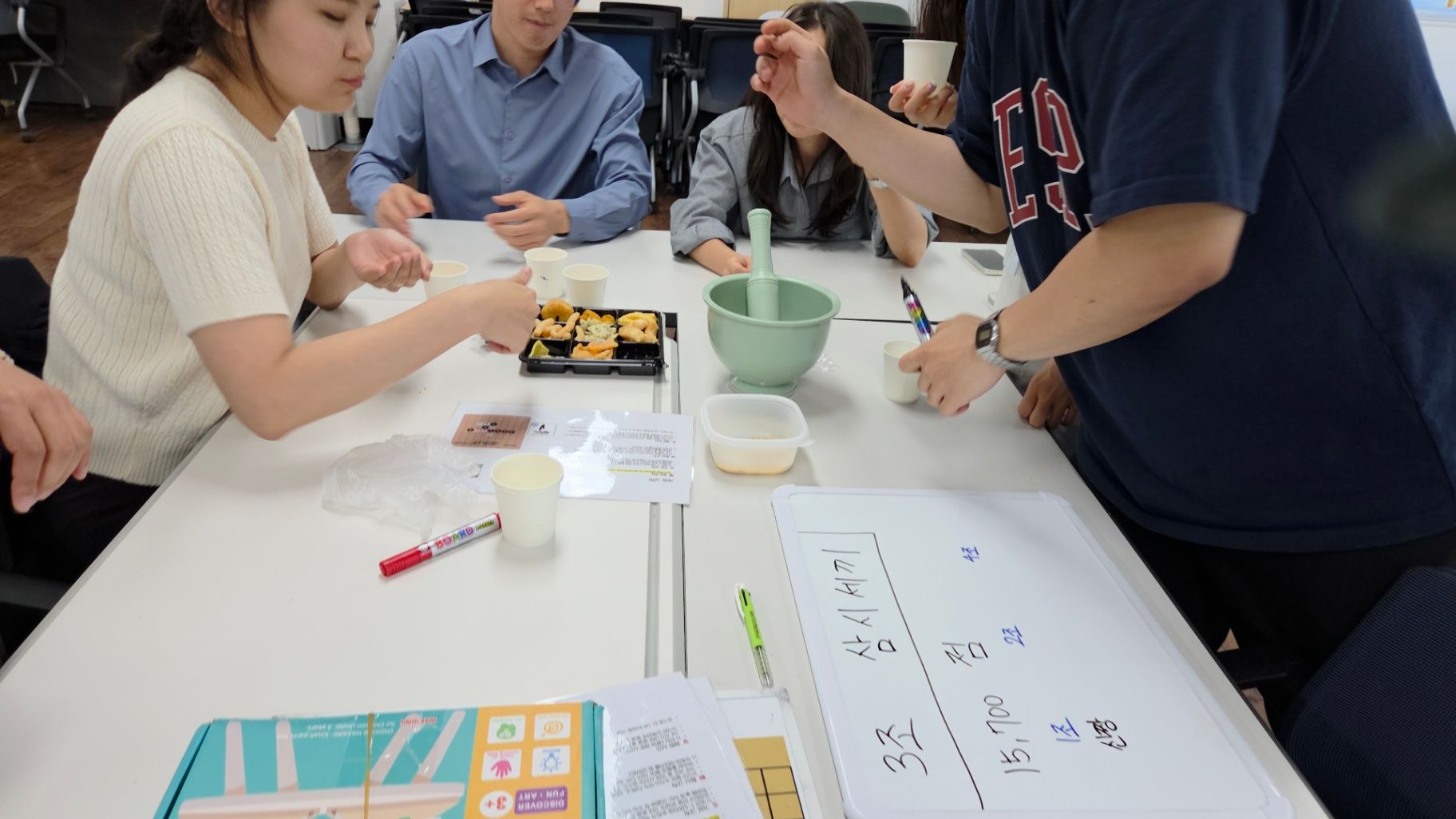 오감활용 요리 기반, 흑백요리팀빌딩 진행 사진 3