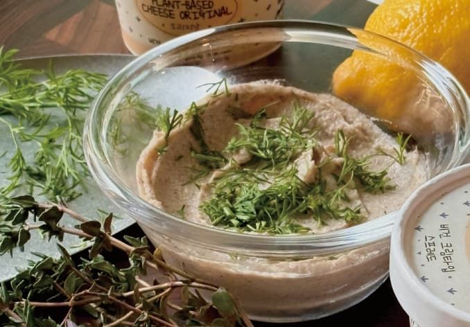 팀소통&리프레시 - 허브 비건 크림치즈 만들기 진행 사진 3