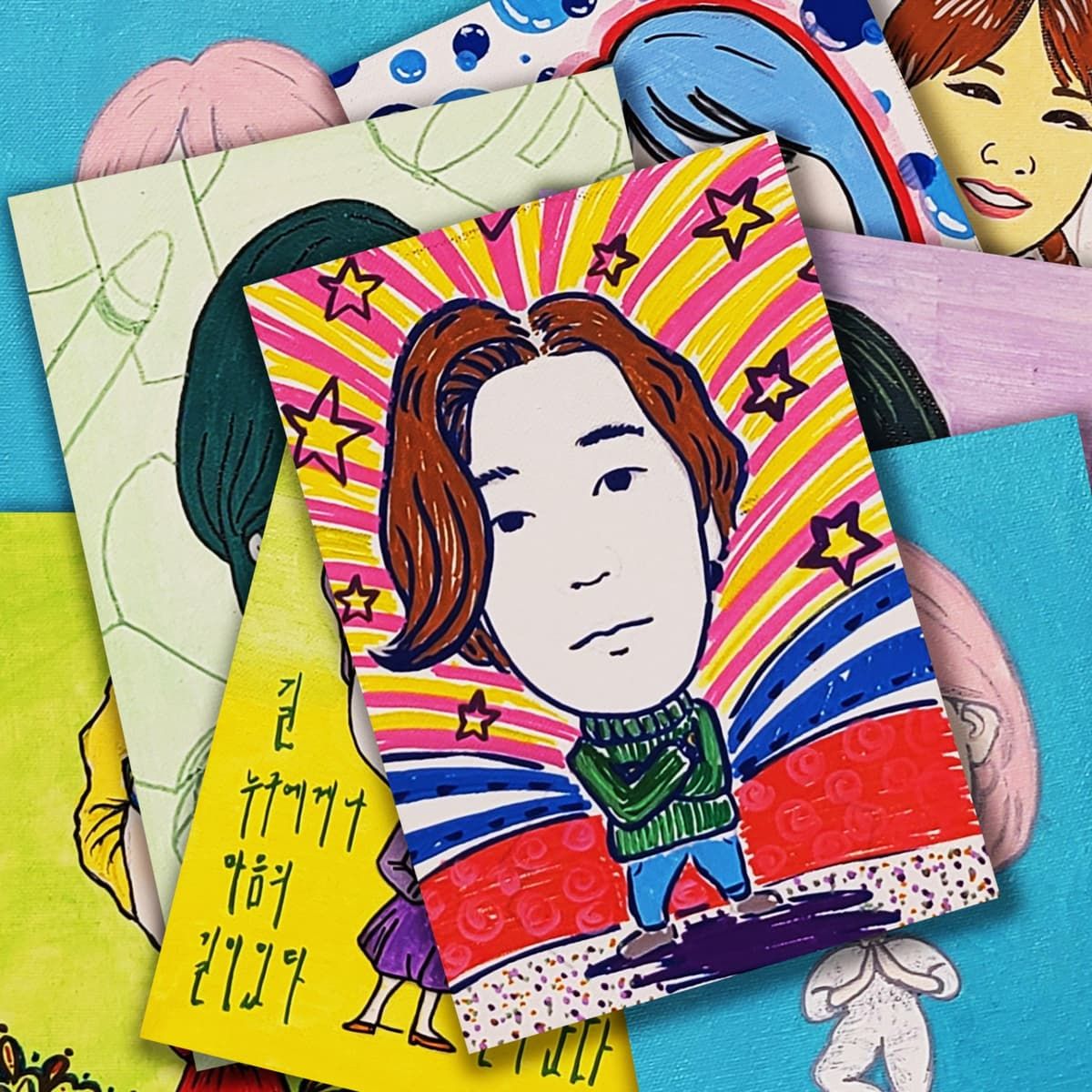 AI 팝아트 캐리커쳐