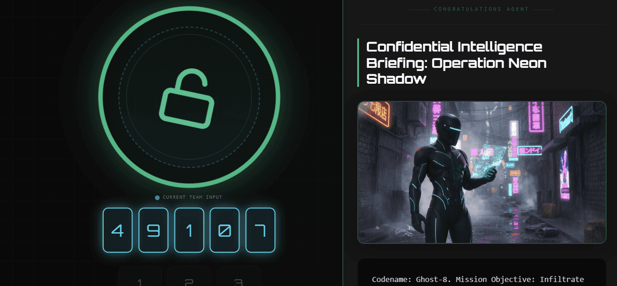 AI 팀빌딩, AI CODE 탈출 프로젝트! Unlock the Team with AI 진행 사진 2
