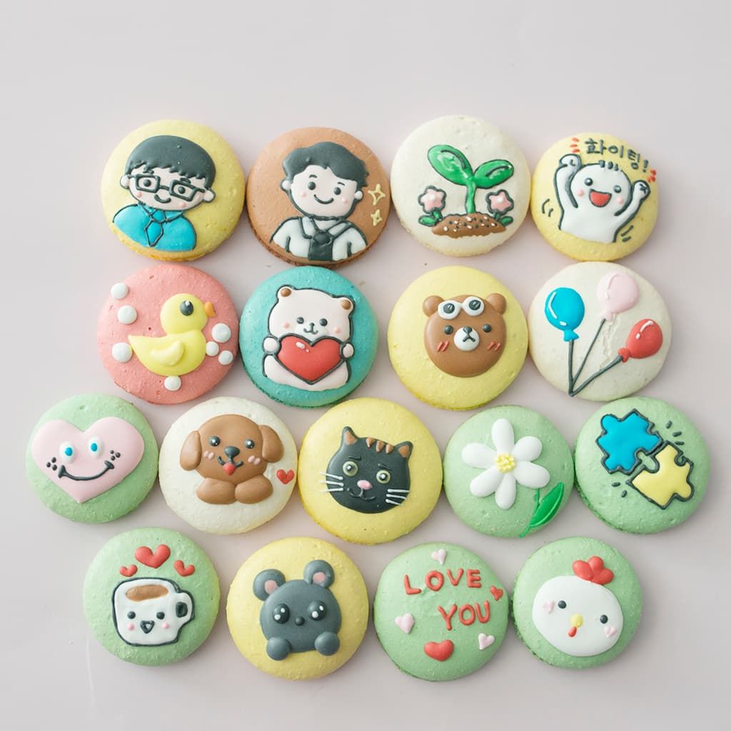 디저트 아트 테라피, 알록달록 마카롱 디자인하기 진행 사진 2