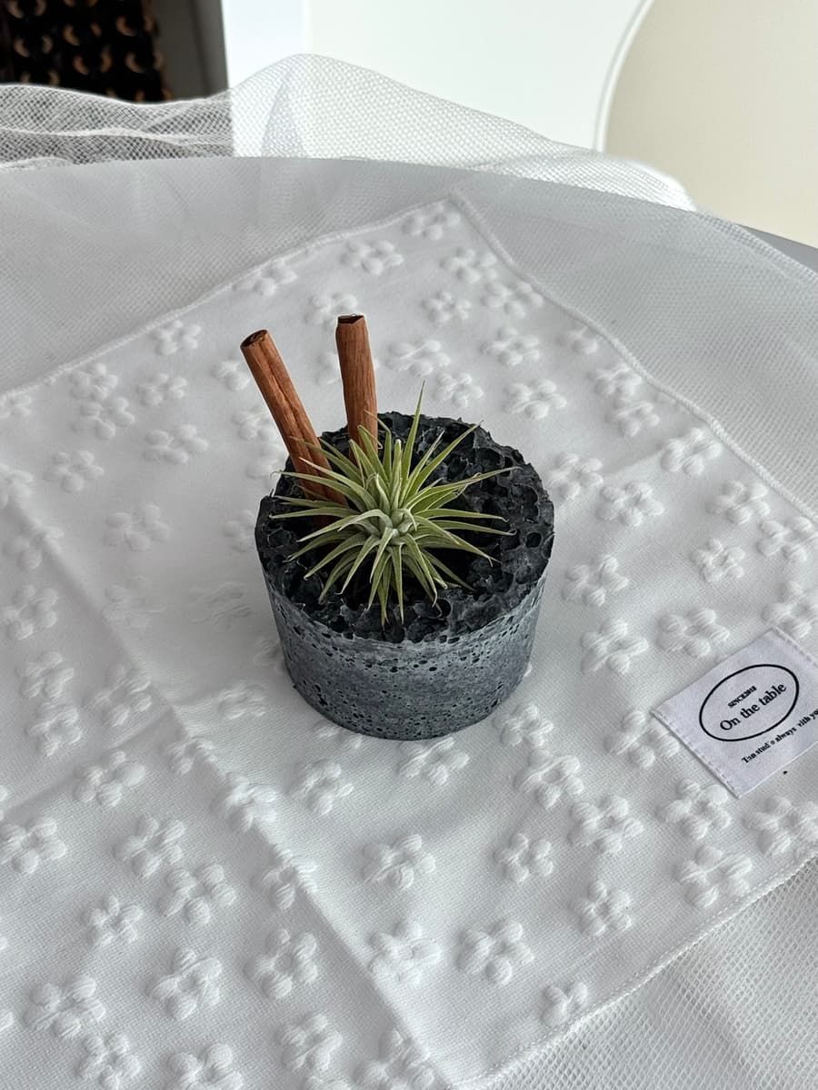 친환경소재로 만드는 발포세라믹 메시지 미니화분 진행 사진 2