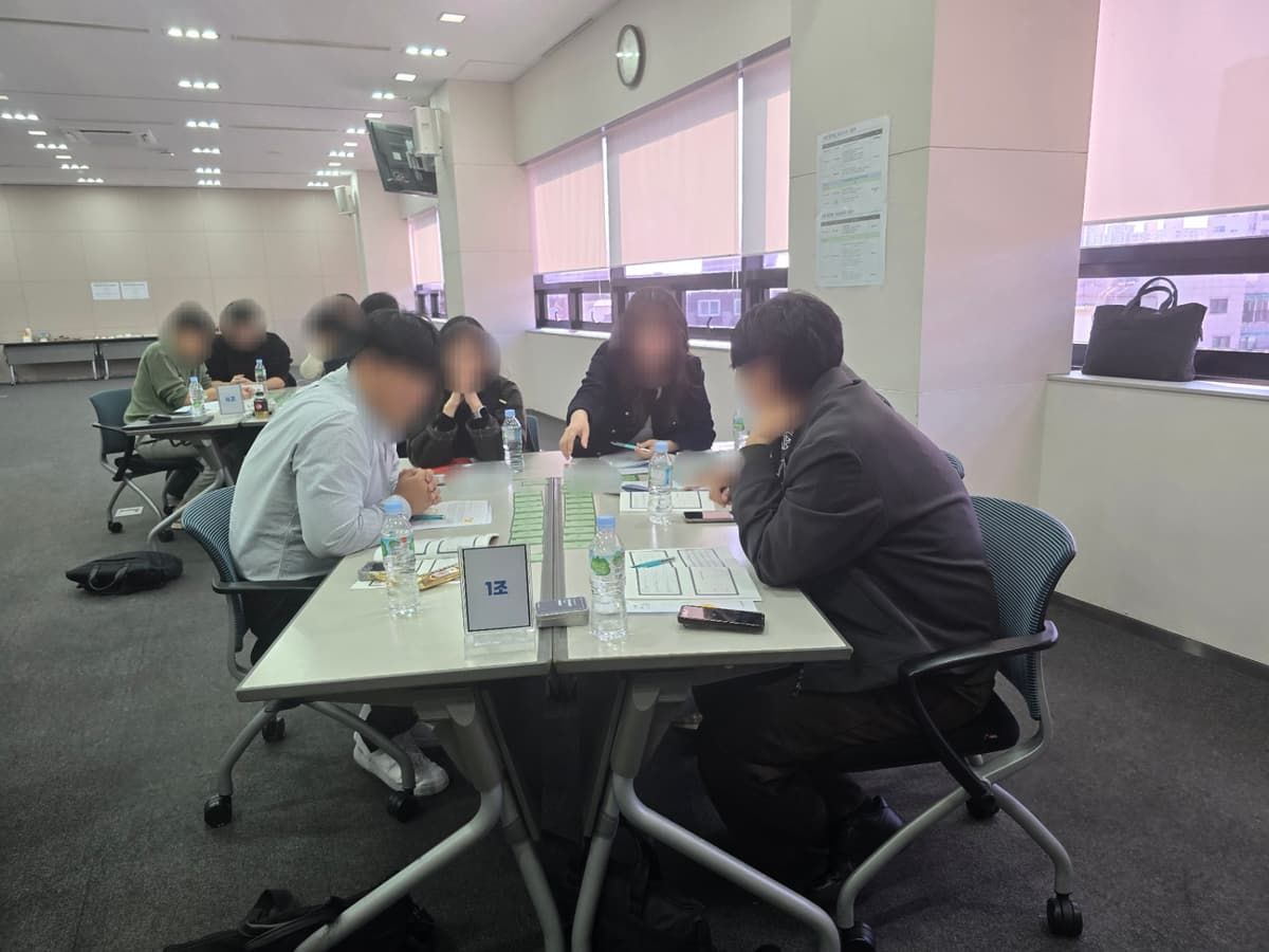 태니지먼트 강점진단 팀워크숍 진행 사진 3