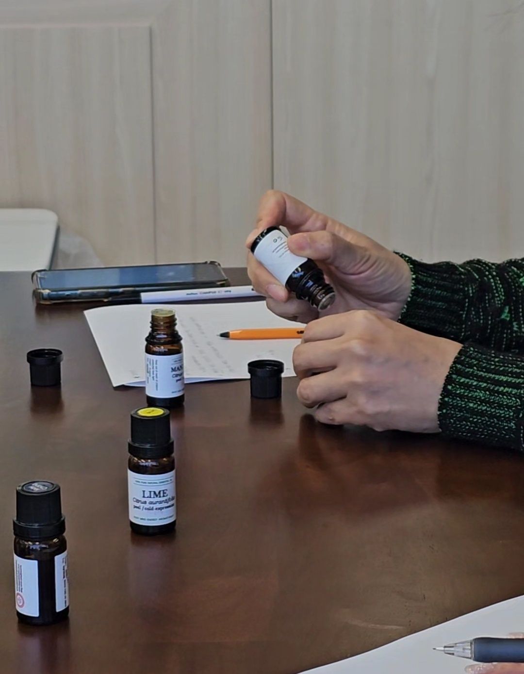 향으로 살펴보는 나의 몸과 마음, 나의 성향 탐색 및 셀프 케어 롤온 만들기 진행 사진 3