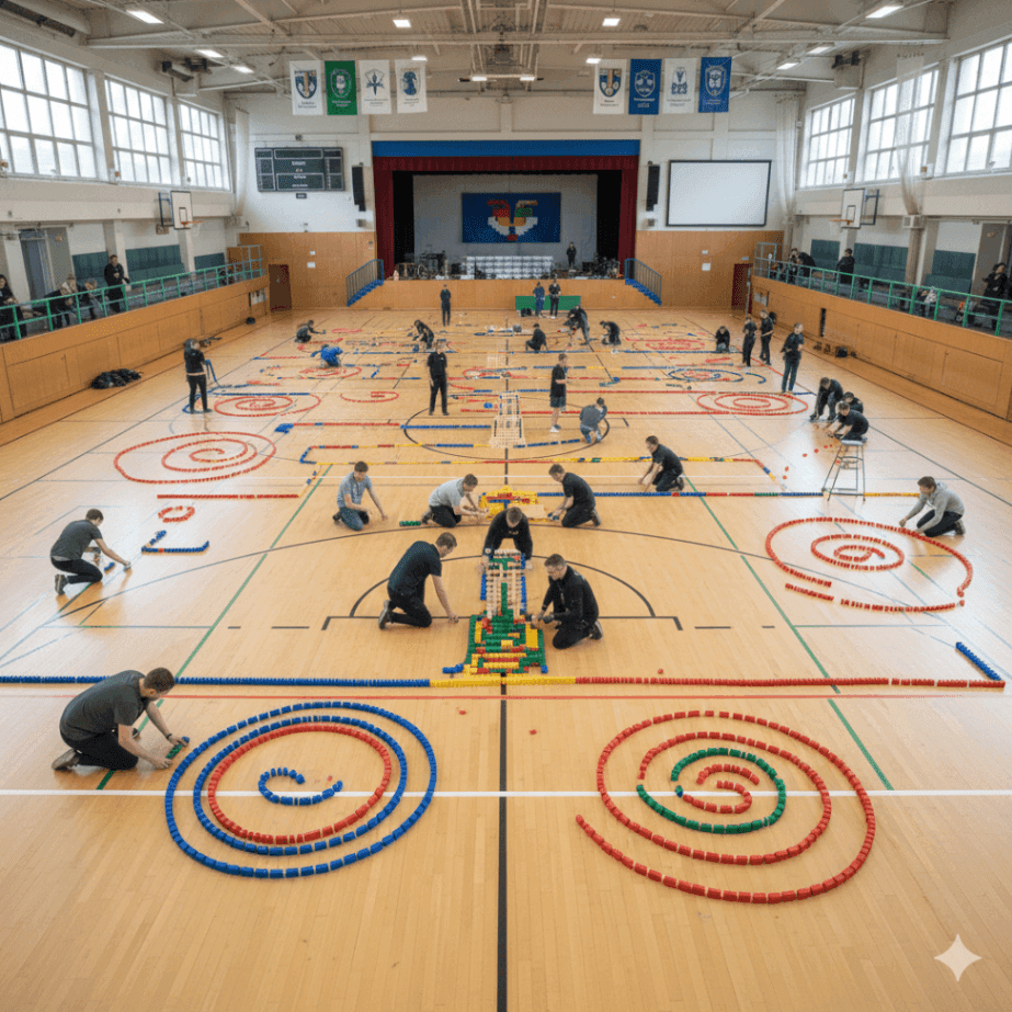 무너져도 괜찮아! 도미노 팀빌딩 진행 사진 3