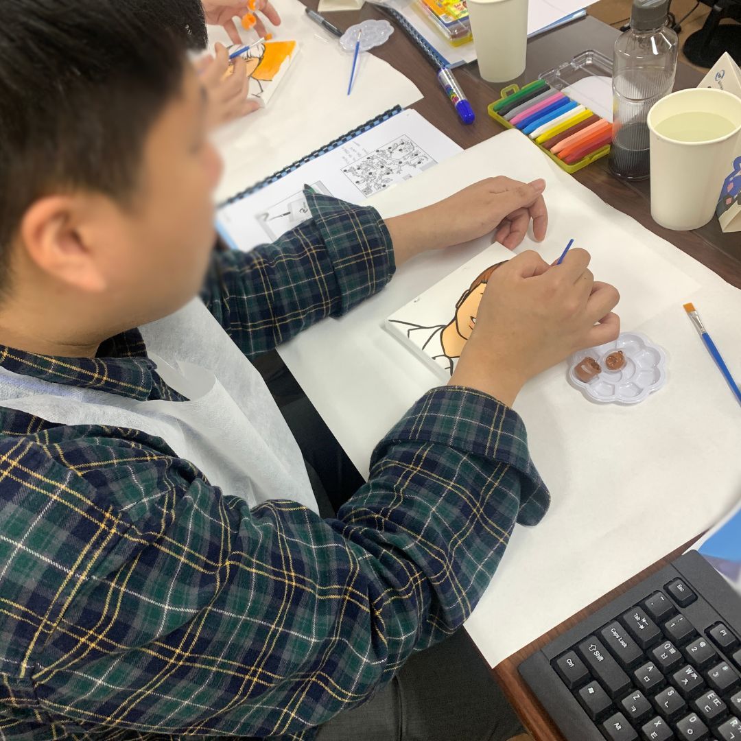 비전 팝아트 자화상 진행 사진 3