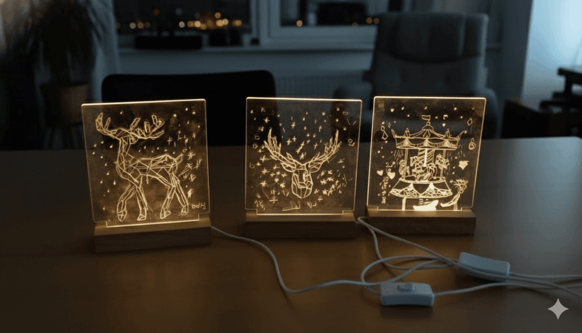 비전 아크릴 무드등 진행 사진 2