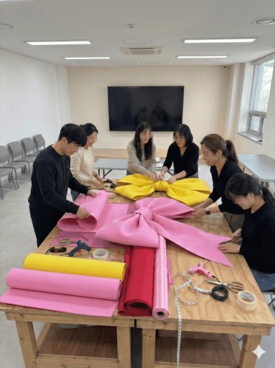 [원데이클래스] 자이언트 리본 인테리어 오브제 제작 상품 이미지 4