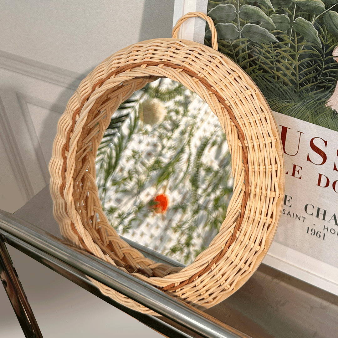 나를 비추는 시간, 라탄 원형 거울 프로그램 진행 사진 2