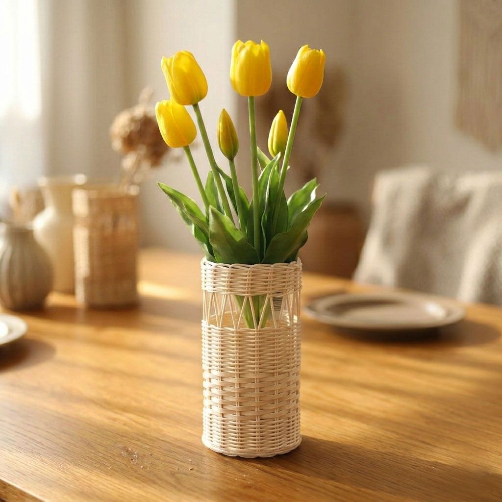 공간에 감성을 채우는, 라탄 화병 꽃병 프로그램