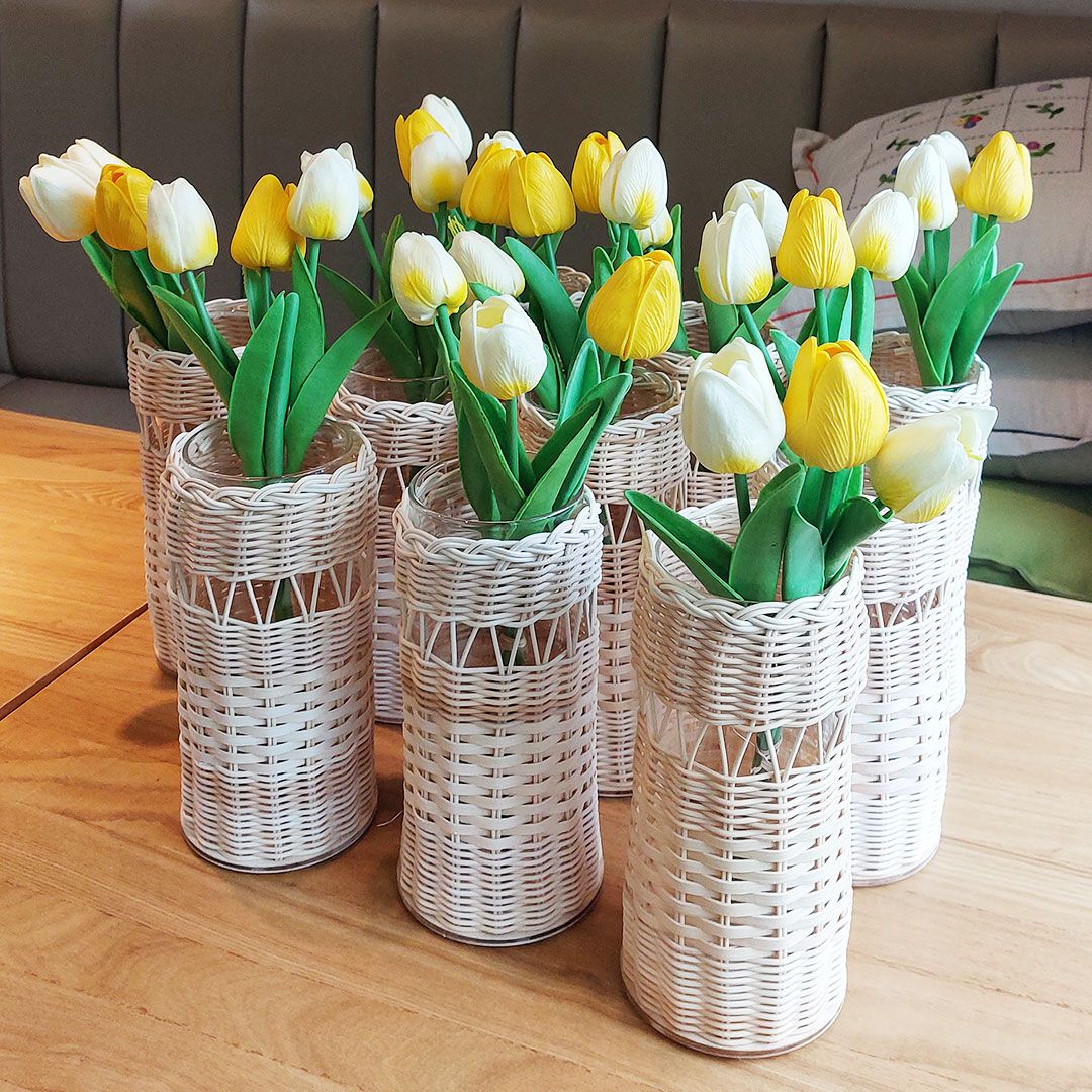 공간에 감성을 채우는, 라탄 화병 꽃병 프로그램 진행 사진 3