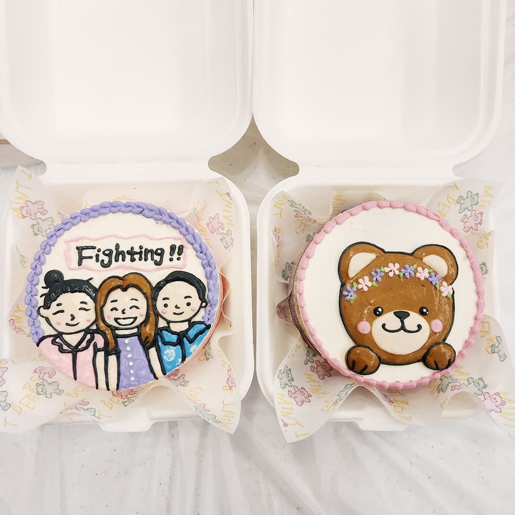 나만의 케이크만들기, 도시락케이크 진행 사진 3