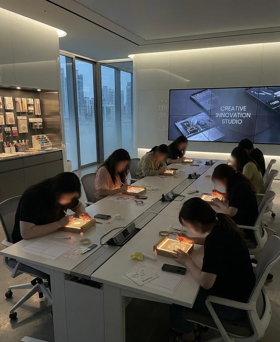 비전 아크릴 무드등 진행 사진 2