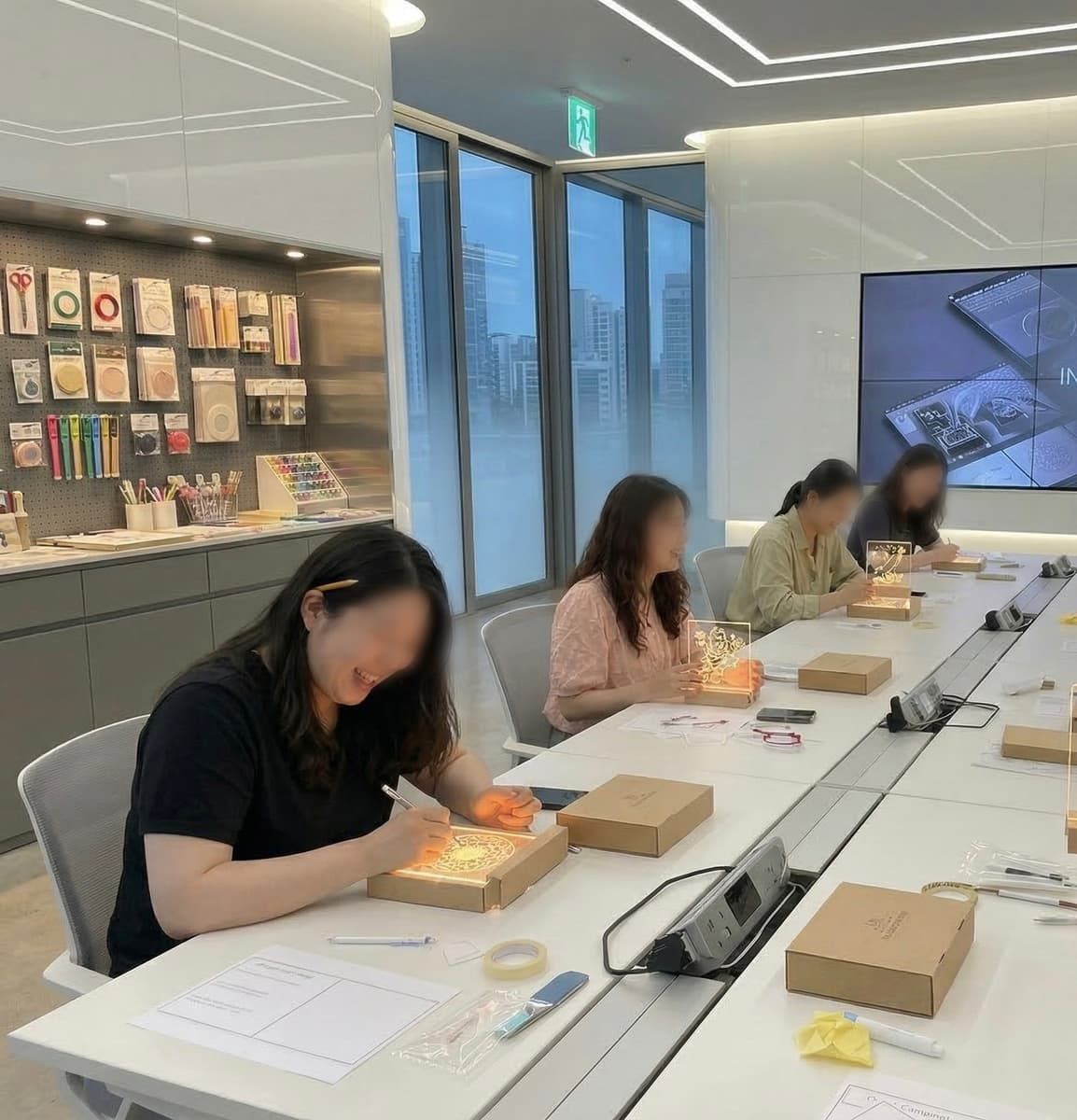 비전 아크릴 무드등 진행 사진 3