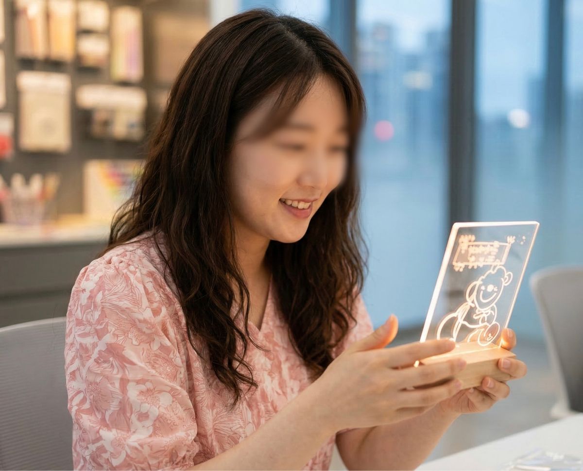 비전 아크릴 무드등 진행 사진 3
