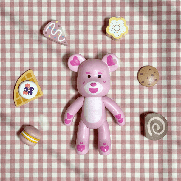 비전 베어브릭 페인팅 진행 사진 3