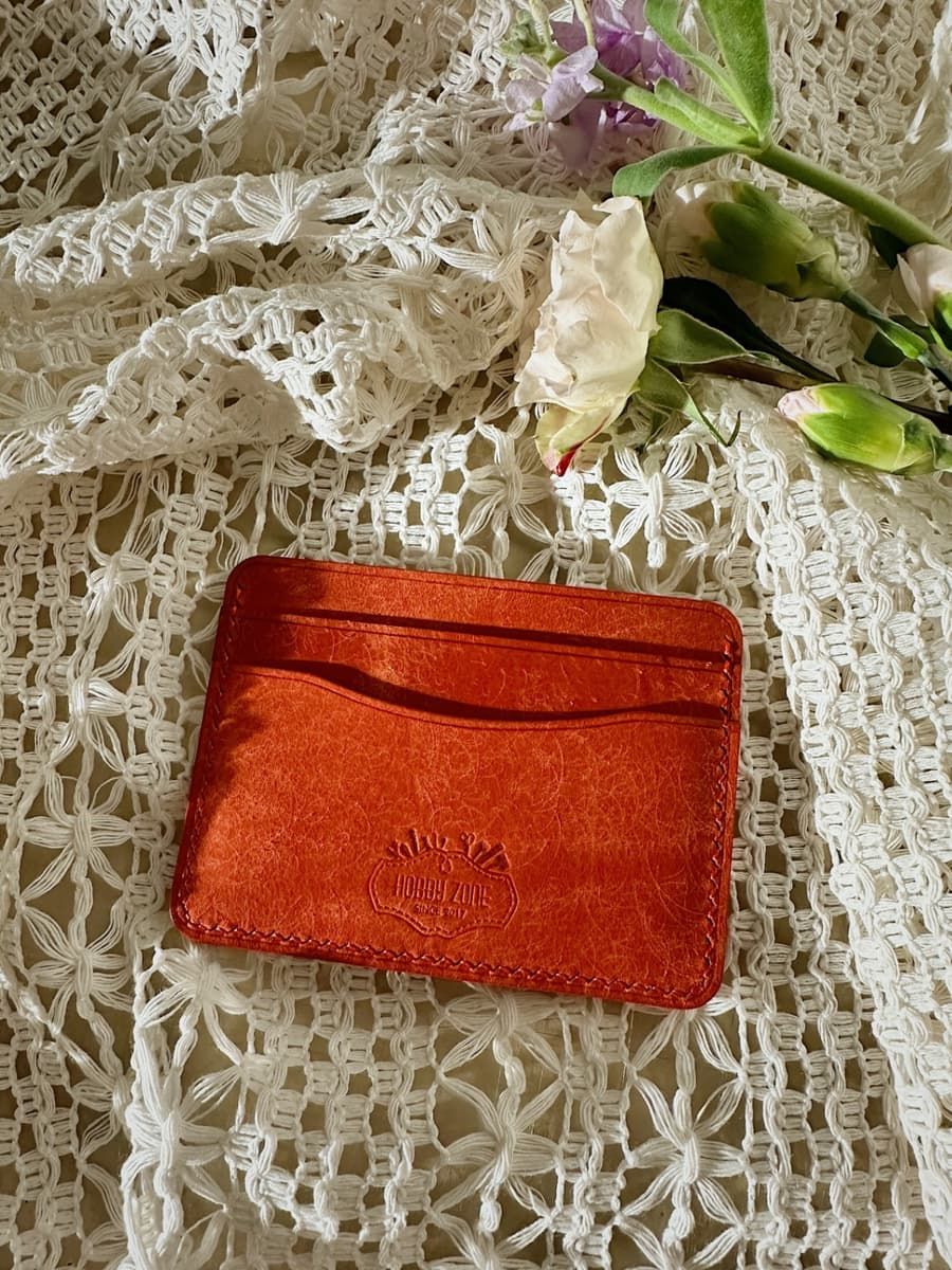 이테리 베지터블 푸에블로 가죽 심플 카드지갑 진행 사진 3