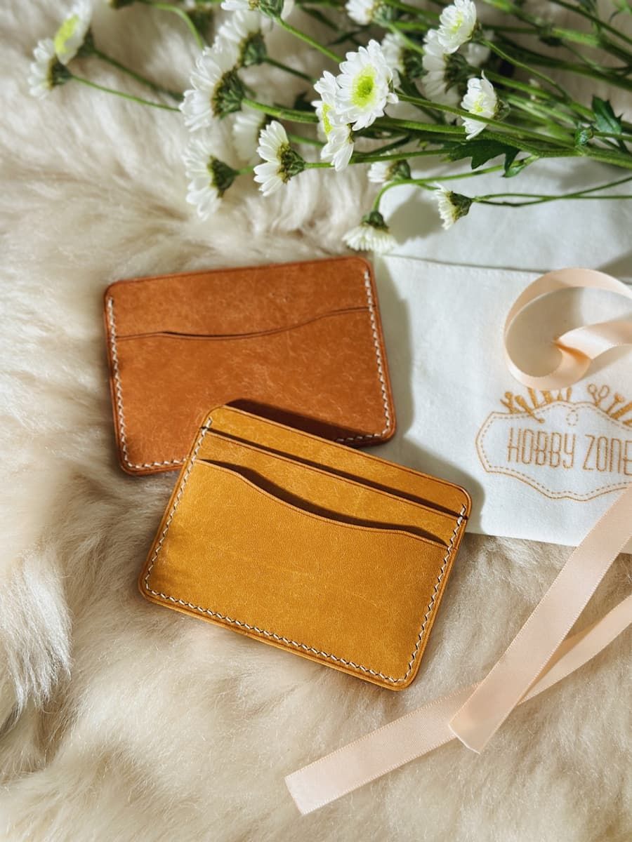 이테리 베지터블 푸에블로 가죽 심플 카드지갑 진행 사진 2