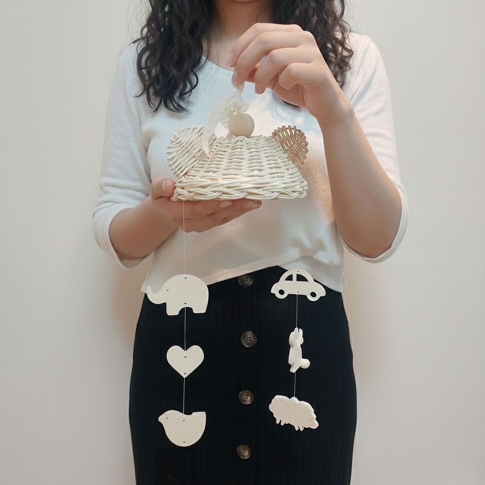 자연을 닮은 태교 클래스, 라탄 곰돌이 모빌 만들기 진행 사진 2