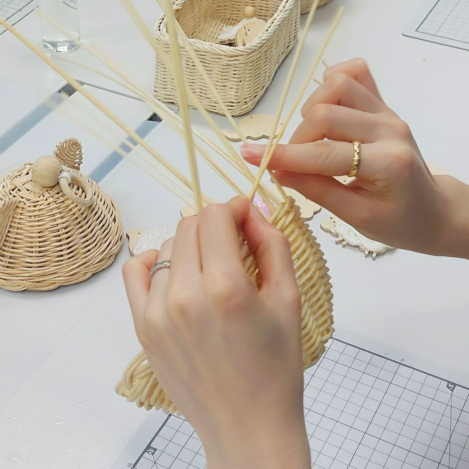 자연을 닮은 태교 클래스, 라탄 곰돌이 모빌 만들기 상품 이미지 4