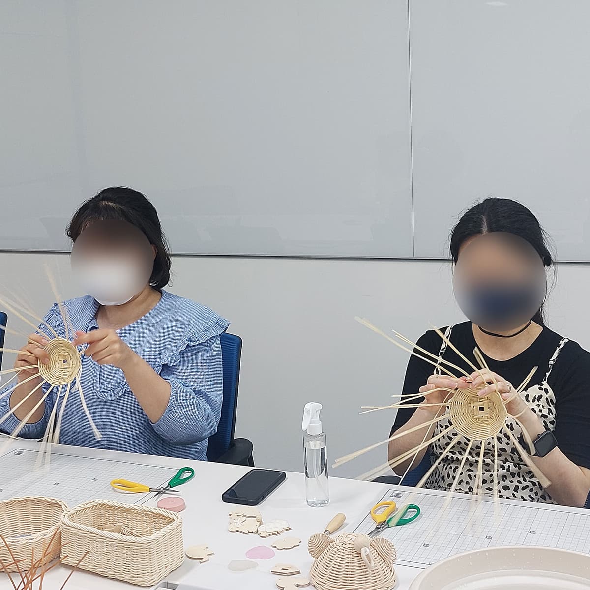 자연을 닮은 태교 클래스, 라탄 곰돌이 모빌 만들기 진행 사진 4
