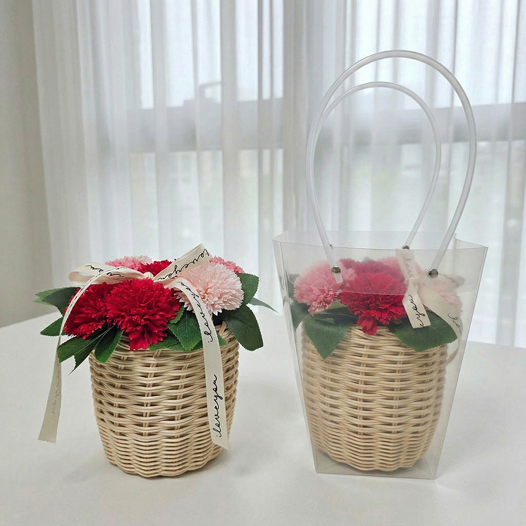 마음을 전하는, 라탄 화분 만들기 (장미 or 카네이션 센터피스) 진행 사진 2