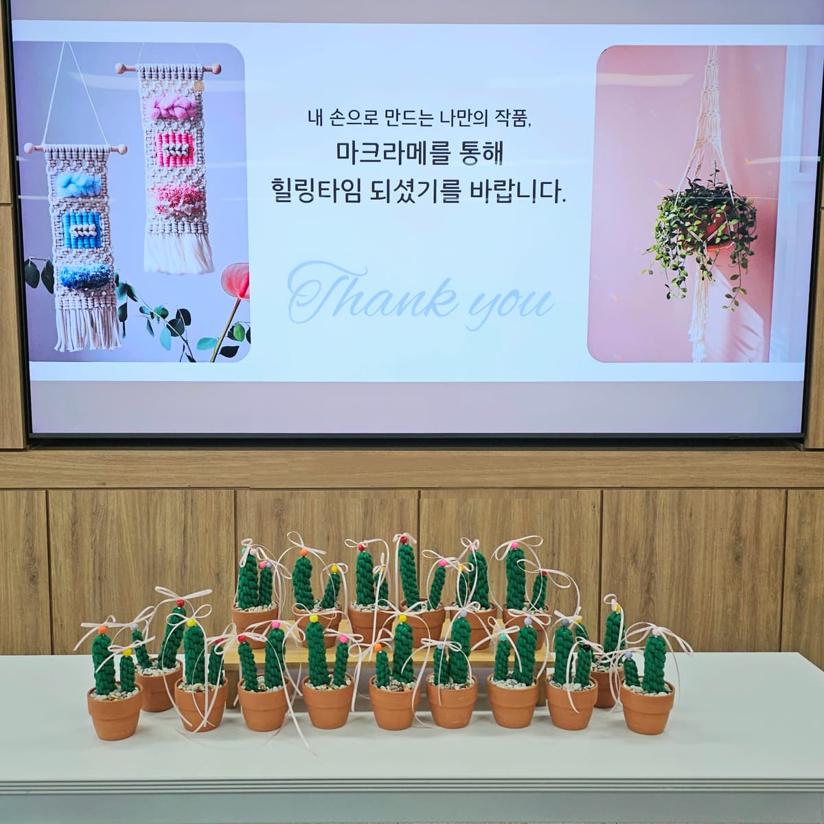 마크라메 미니 선인장 만들기 | 힐링 체험 클래스 상품 이미지 7