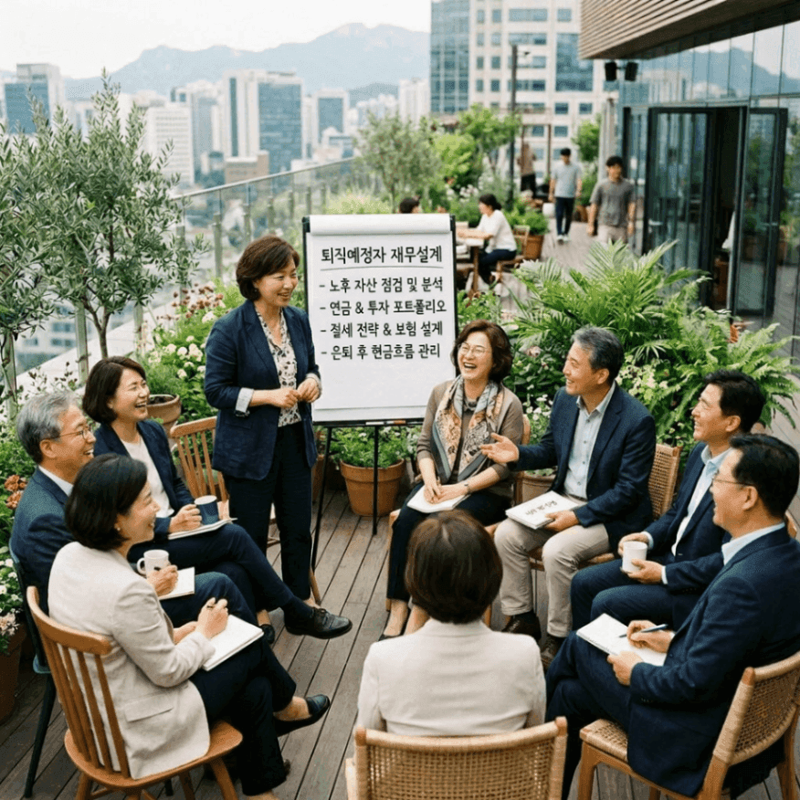 퇴직예정자 재무설계 교육 프로그램 진행 사진 2