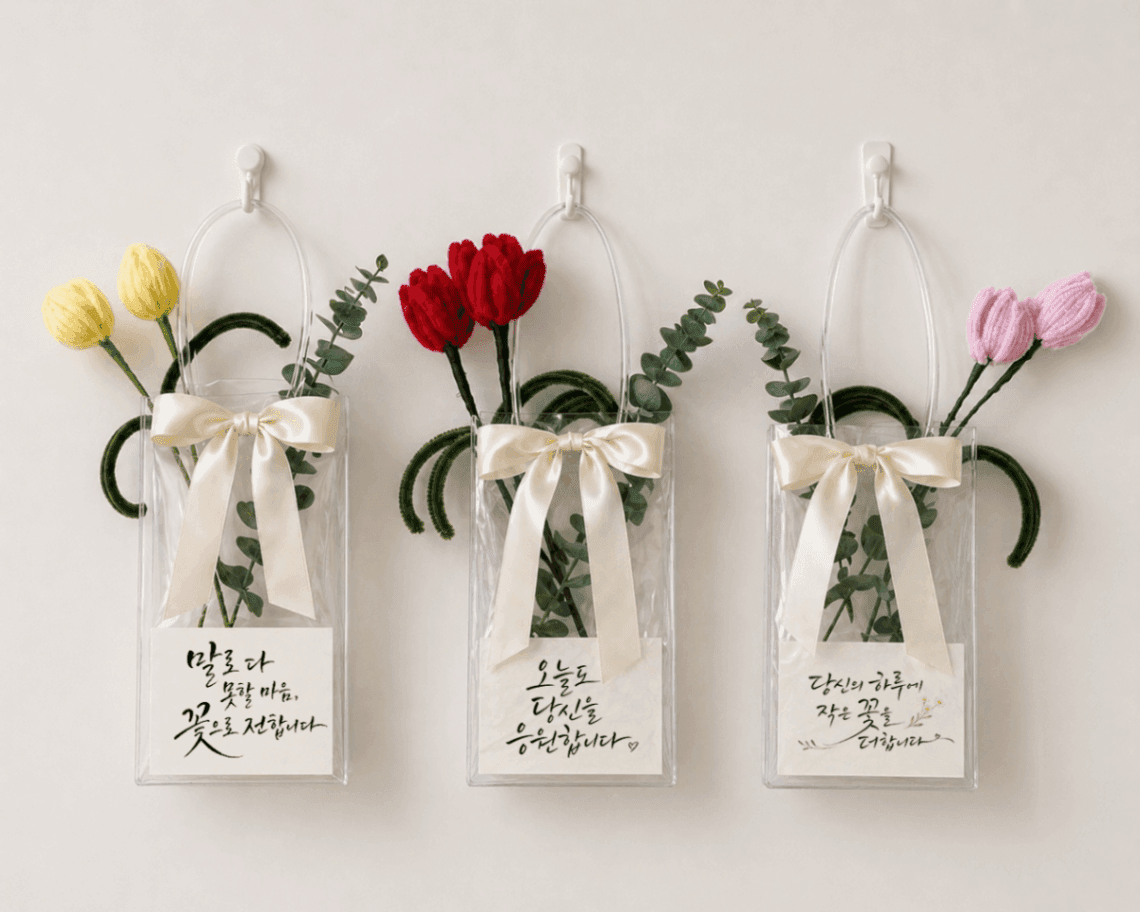 [이너트립 최저가 보증 프로그램] 모루 꽃다발 & 캘리그라피